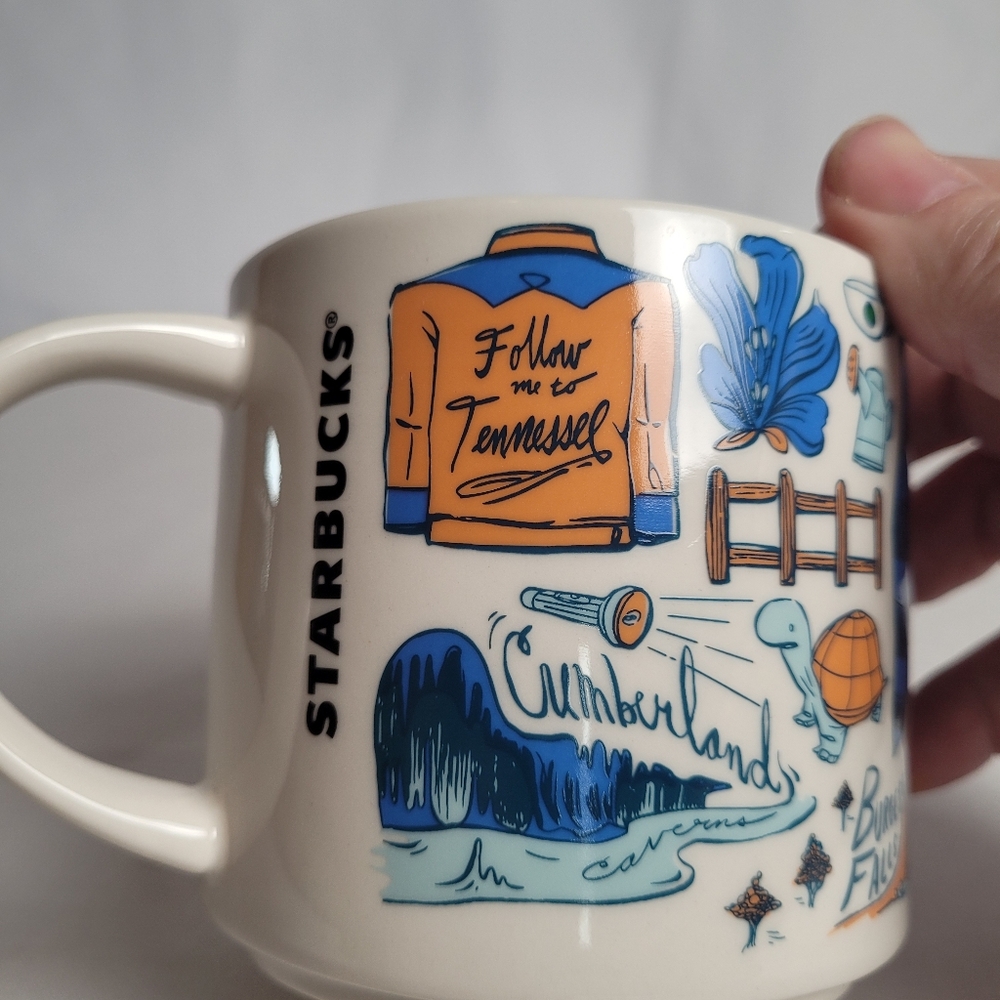 Starbucks Been There Series Tennessee 14oz Ceramic Coffee Tea Mug 2019 - Picture 5 of 9